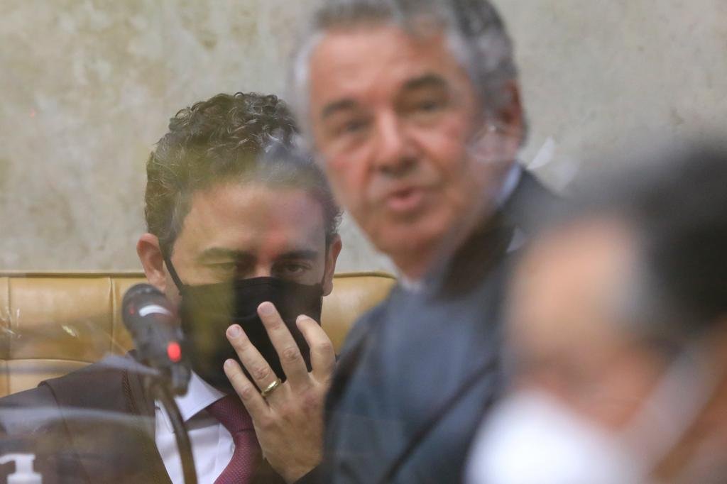 Ministro Marco Aurélio fez discurso de boas-vindas a Luiz Fux
