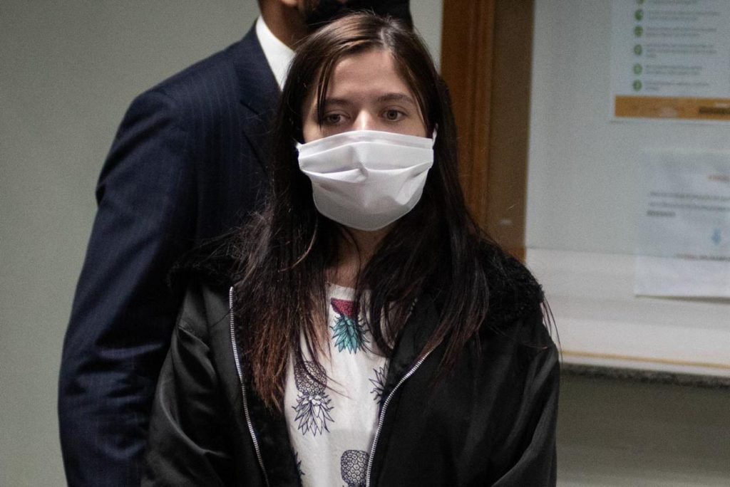 Pâmela Pantera, Capa da Playboy presa por tráfico, chega a 5ª delegacia de Polícia do DF
