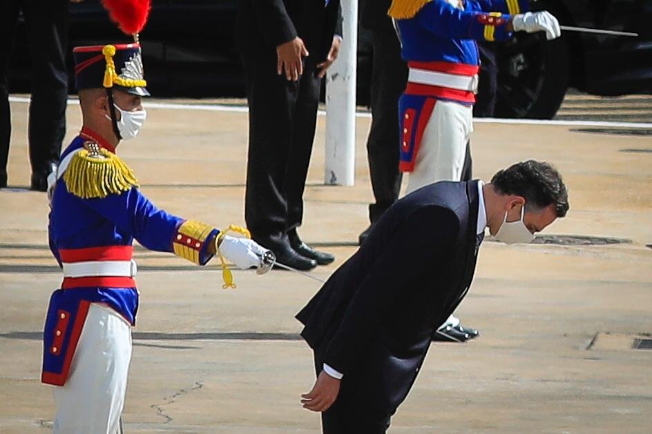 Senador Rodrigo Pacheco sessão de posse dos presidentes do Senado e Câmara do Deputados, no Congresso Nacional 4