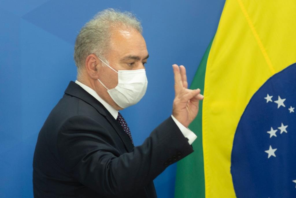 Coletiva de imprensa sobre passaporte de vacina com os Ministros Ciro Nogueira e Marcelo Queiroga, e Bruno Bianco, advogado-geral da União 10