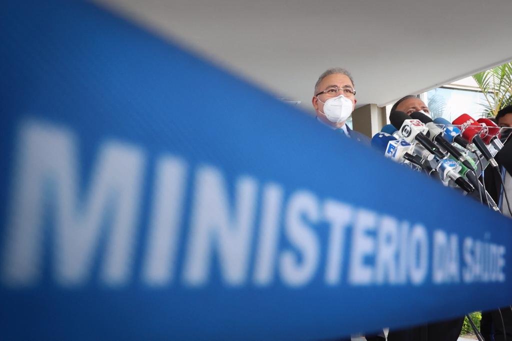 Marcelo Queiroga e o ministro da saúde Pazuello