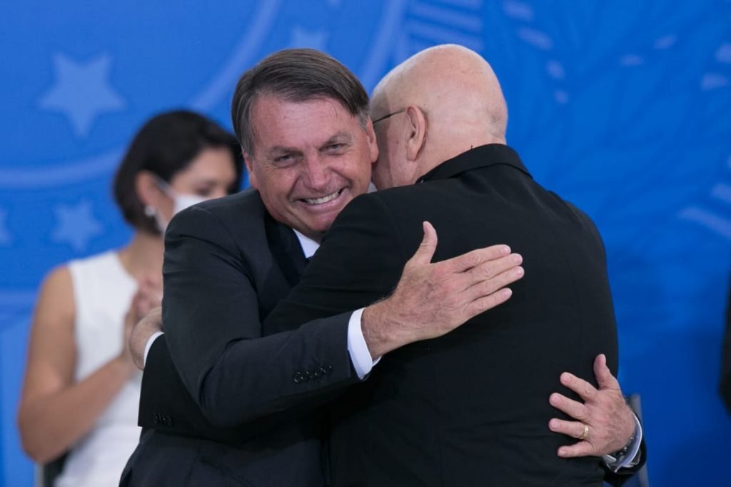 Presidente Jair Bolsonaro durante Posse do novo ministro do turismo, Gilson Machado durante evento no planalto 1