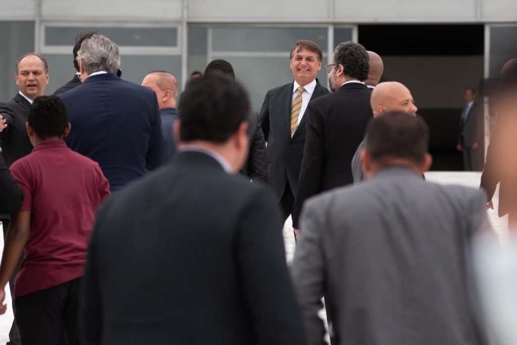 Comemoração do Dia da Bandeira no Palácio do Planalto Foto: HUGO BARRETO/ Metrópoles