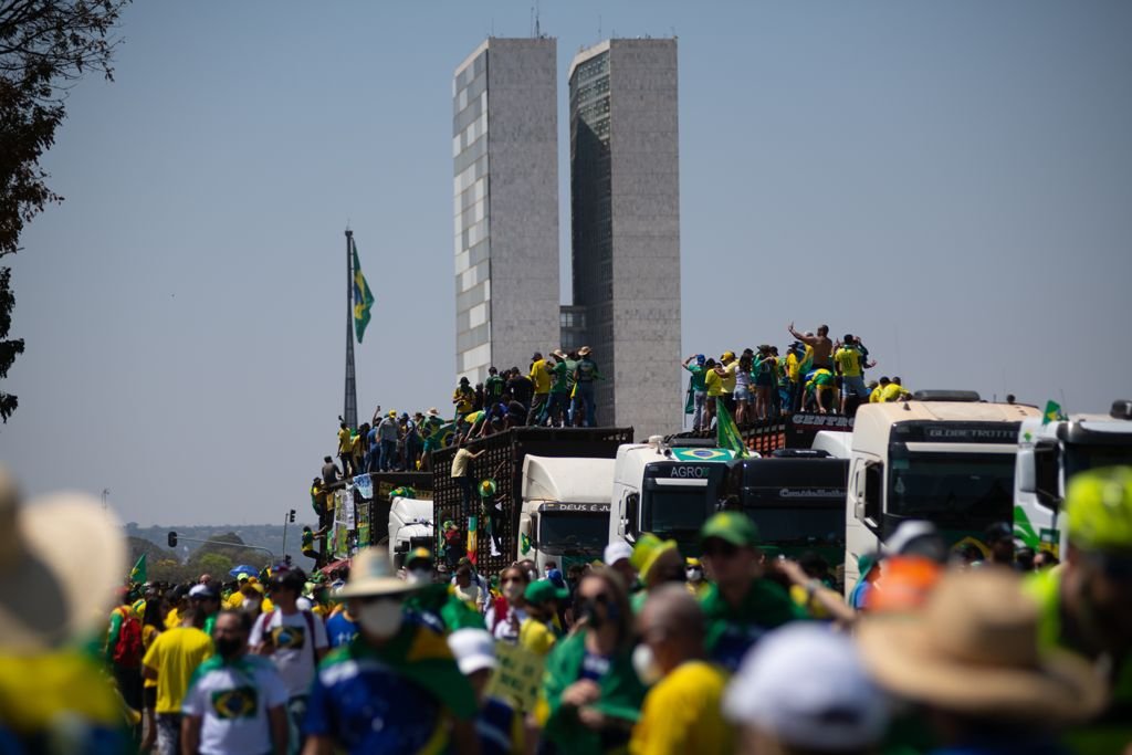7 de setembro protesto brasil brasilia bolsonaro stf esplanada DF