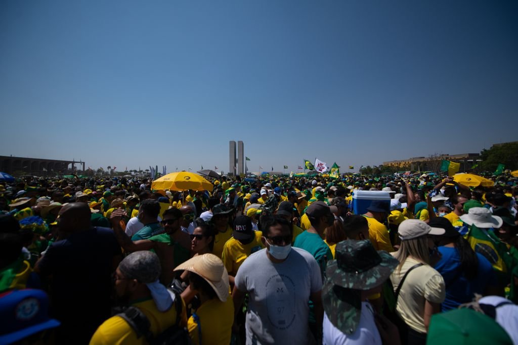 7 de setembro protesto brasil brasilia bolsonaro stf esplanada DF
