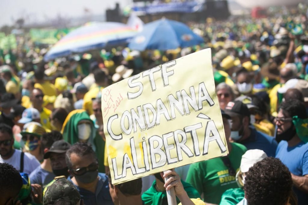 7 de setembro protesto brasil brasilia bolsonaro stf esplanada DF