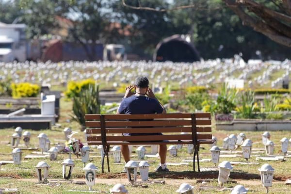 cemitério enterro vítimas de covid coronavirus pandemia brasilia