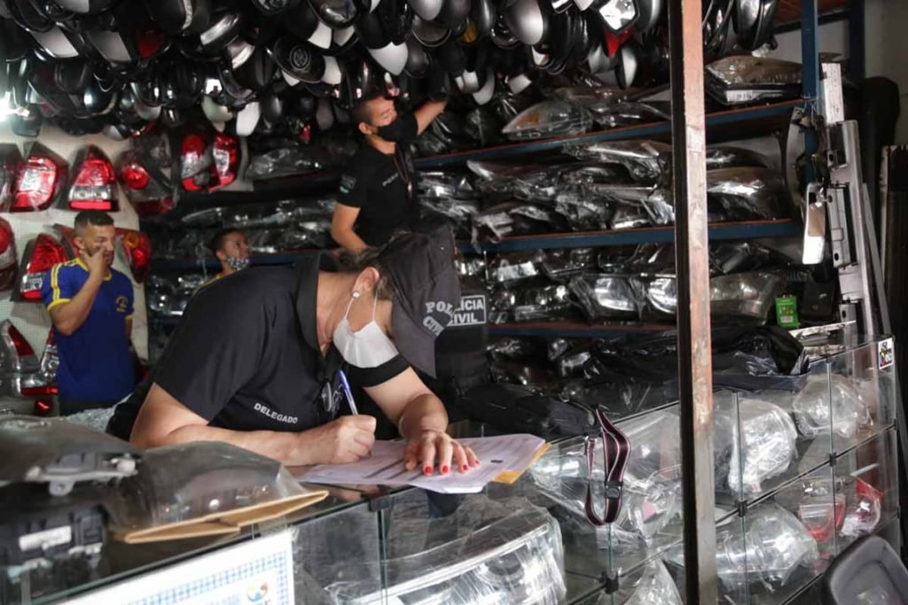 PCDF desmantela organização criminosa que furtava airbags de carros de luxo