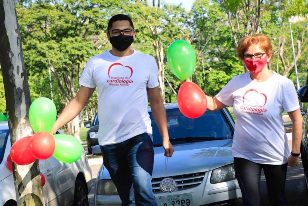 Carreata em prol a normalização do atendimento aos transplantados do ICDF - Instituto de Cardiologia do Distrito Federal